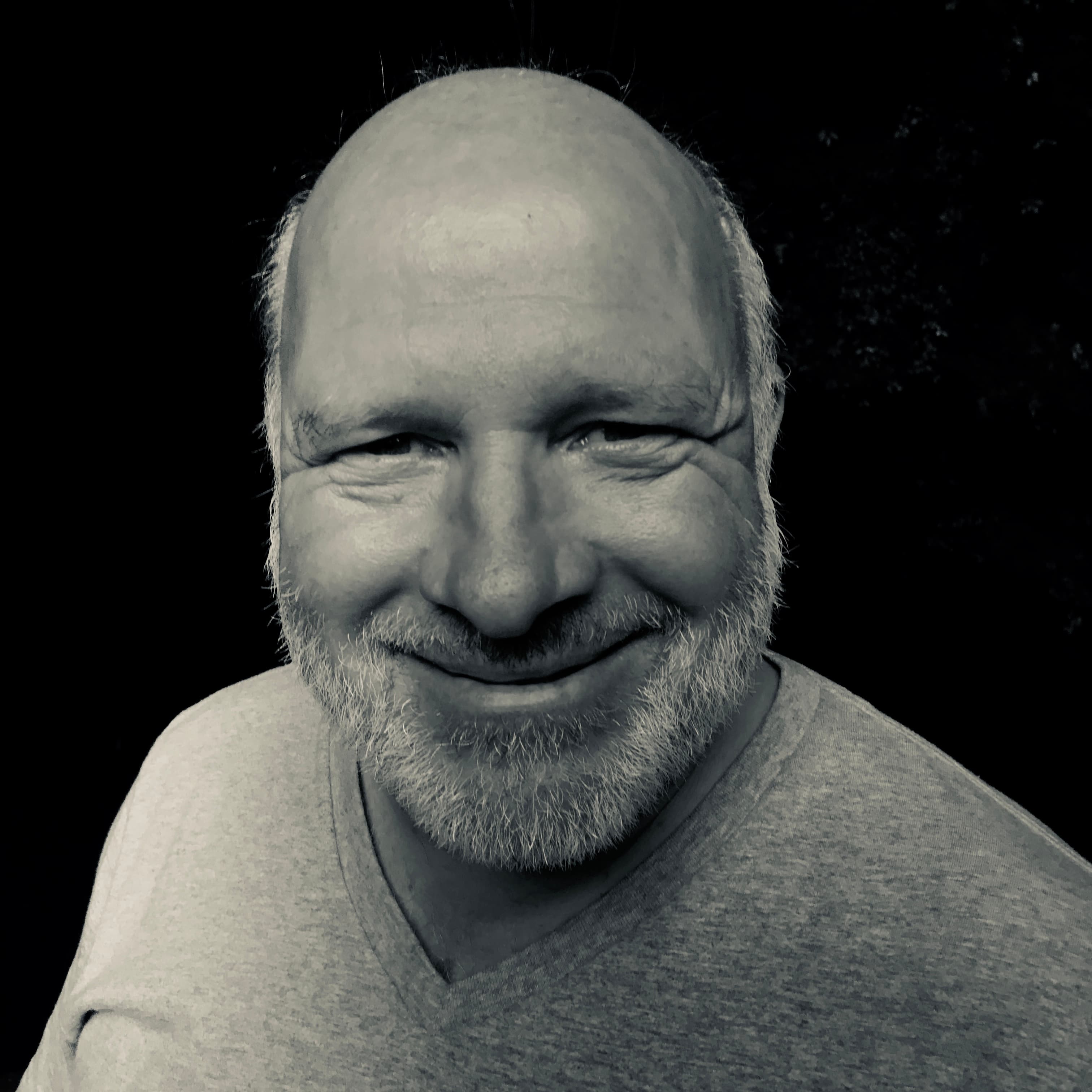 Portrait of Mark Lever in his workshop
